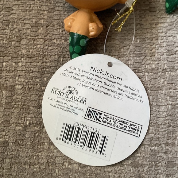 NWT Kurt Adler bubble guppies ornament (all 4) - Picture 3 of 3